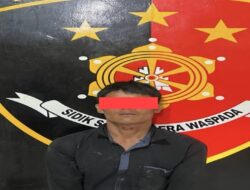 Akibat Cemburu, Polsek STL Ulu Terawas Bersama Satreskrim Polres Musi Rawas Tangkap Suami Bacok Istri