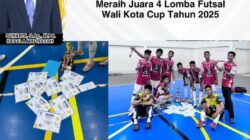 Harumkan Nama sekolah, Tim Futsal Man 2 LubukLinggau Meraih Juara 4 Lomba Futsal Walikota Cup Tahun 2025