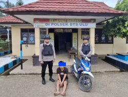 Patroli Presisi, Polsek BTS Ulu Polres Musi Rawas Berhasil Ringkus Pencuri Sepeda Motor Antar Provinsi